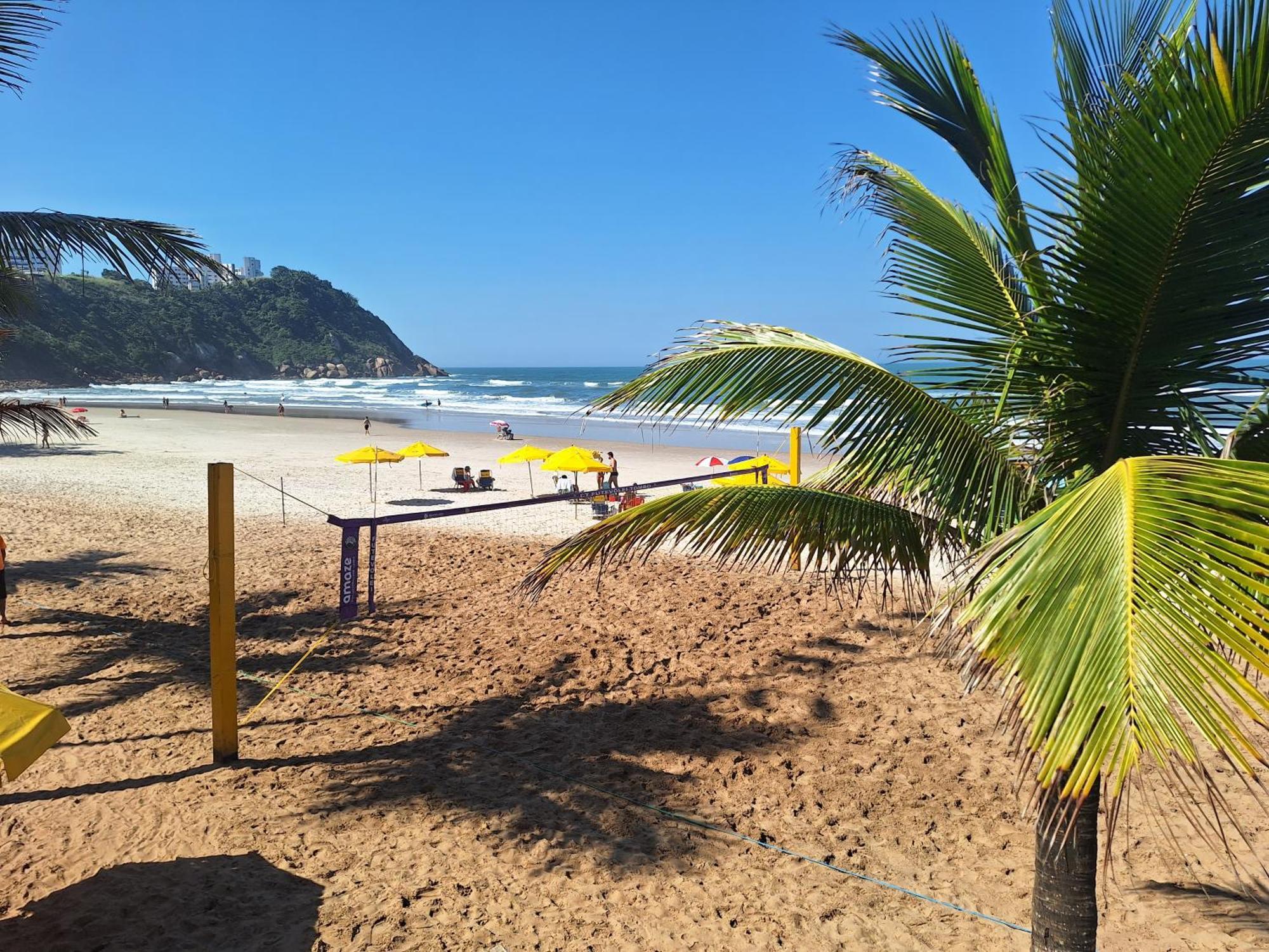 Duplex Pe Na Areia, Praia Do Tombo - Guaruja/Sp. Dış mekan fotoğraf
